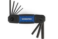 Набор ключей шестигр. 8шт. складной метрический WORKPRO Арт. WP222028