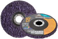 Круг зачистной полимерный для УШМ 125х22,2мм MOS фиолетовый Арт. 39635М