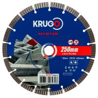 Диск алм KRUGO MASTER Турбо 250*25.4мм сегмент Арт. 81072500271