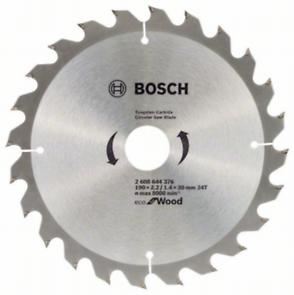 Диск пильный 190х30х24 ECO WO BOSCH Арт. 2608644376