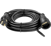 Удлинитель-шнур ЗУБР 4000Вт 1 гнездо 20м, КГ 3х2,5 мм2 Арт. 55017-20