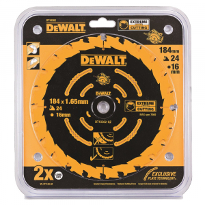 Диск пильный 184х16х24T DeWALT EXTREME Арт. DT10302-QZ