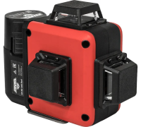 Нивелир лазерный AMO LN 3D-360 RED 20м 0,2мм/м 3луча 1/4" Арт. 750165