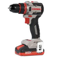 Дрель-шуруповерт акк CROWN BL CT21128HMX-2 BMC 20V*2Ah 50Нм 2 акк и ЗУ Арт. CT21128HMX-2 BMC