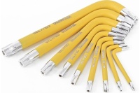 Набор ключей шестигр. 9шт TORX-SHORT с шаром WORKPRO Арт. WP222009