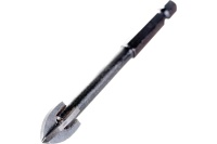 Сверло 10мм по керамической плитке и стеклу 4 грани Quadro Hagwert Арт. 576110