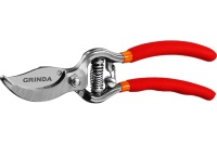 Секатор GRINDA G-1 150мм, плоскостной цельнокованый Арт. 423101