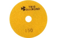 Круг шлифовальный АГШК (черепашка) Trio-Diamond 100мм 150 (мокрая шлифовка) Арт. 340150