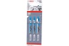 Пилки д/лоб по мет BOSCH T118BF HSS Flexible for Metal 67*92мм 3шт/упак Арт. 2608636232