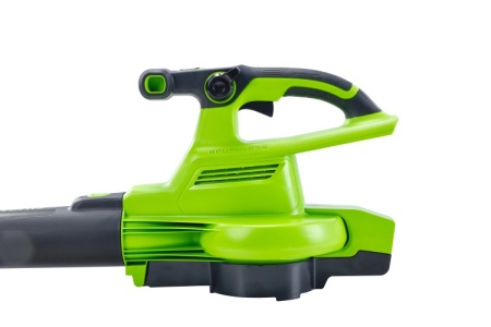 Воздуходув-пылесос аккумуляторный GREENWORKS GD40BVII 40V 858 м.куб./ч без АКБ и ЗУ Арт. 2406907