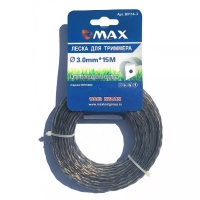 Леска для триммера MAX (Трос витой квадрат DUO TWIST) 3,0мм*15м Арт. B0114-3