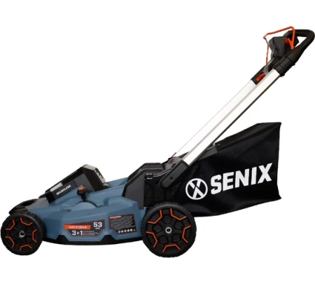 Газонокосилка акк. SENIX LPSX6-H-EU COMBO X6 60V*4Ач Li-Ion 53см 40/100мм 62л цент.рег. 2Акк и ЗУ Арт. LPSX6-H-EU COMBO