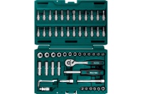 Набор инструмента универсальный 57 предмета 1/4" KRAFTOOL Арт. 27885-H57