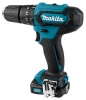 Дрель акк уд Makita HP333DWAE 12V*2Ah Li-ion 30Нм Арт. HP333DWAE