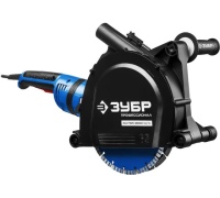 Штроборез Зубр ЗШ-П65-2600 ПВСТК 2.6кВт глуб.65мм плавный пуск Арт. ЗШ-П65-2600 ПВСТК