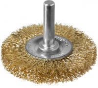 Щетка дисковая 50мм, стальная проволока со штифтом, для дрелей ЗУБР Арт. 3520-050_z02
