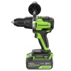 24V Дрель-шуруповерт ударная акк.GD24DD140,б/щет,70/140Нм,Anti-kickback,2x4Ач,ЗУ,кор (3707607CUD)