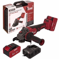 УШМ акк NUMBER ONE AG125-18/3.0-PRO-2B 20V*3Ah Li-Ion 125мм 2 акк ЗУ кейс Арт. AG125-18/3.0-PRO-2B 1