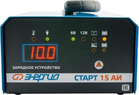 Зарядное устройство Энергия СТАРТ 15 АИ 10А 6/12В Арт. Е1701-0001