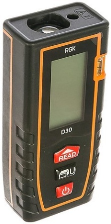 Дальномер лазерный RGK D30 30м точн 2мм Арт. 4610011870019
