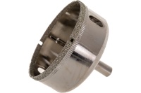 Коронка по стеклу и керамике 70х55 мм с центрирующим сверлом Vertextools Арт. 336-70-55