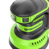  Эксцентриковая шлифмашина акк.GREENWORKS 24V OS325,125 мм,5000-8000-11000 об/мин,1х2Ач,ЗУ,кор(3100907CUA)