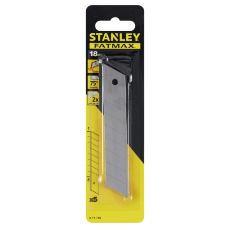 Лезвия 18мм 5шт/уп. Stanley Арт. 0-11-718