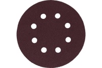 Круг шлифовальный FIT 125мм Р60 с отверст. липуч. 5шт/упак. Арт. 39783