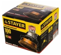 Щетка чашечная для УШМ витая 100мм, М14 STAYER Арт. 35125-100_z01