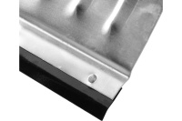 Лопата снеговая СИБИН ЛА-430 430мм алюминиевая со стальной планкой с деревянным черенком Арт. 421857