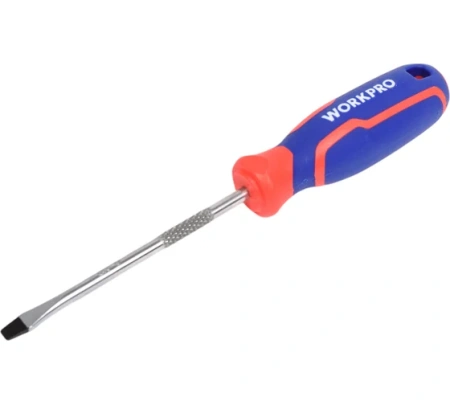 Отвертка SL5,5х100мм шлицевая CR-V WORKPRO Арт. WP221016