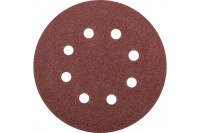 Круг шлифовальный FIT 125мм Р40 с отверст. липуч. 5шт/упак. Арт. 39782
