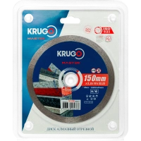 Диск алм KRUGO MASTER 150*22.2мм ультратонкий сплошной Арт. 81081500277
