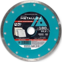 Диск алм METALLICA Optima 180*22.2*2.2мм несегментный по облицовочной плитке Арт. 900031