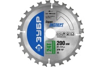 Диск пильный 200х32х24Т ЗУБР быстрый рез Арт. 36901-200-32-24
