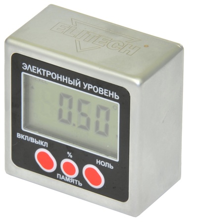 Уровень цифровой Elitech 57мм,  0.2мм, 0-90гр Арт. 2210.001000