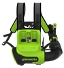 Ранцевая воздуходувка аккумуляторная Greenworks GD40BPG2, 40V, бесщеточная, с 1хАКБ 4 Ач и ЗУ 