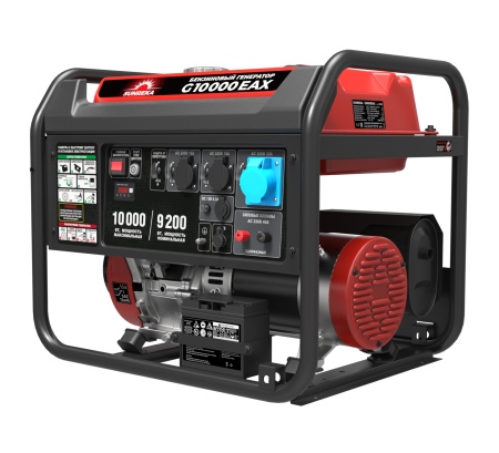 Генератор бенз SUNREKA G10000EAX 9.2/10кВт 220кВт эл. старт Арт. 211022