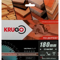 Диск пильный 180х30х48Т KRUGO Арт. WA180048