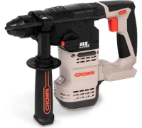 Перфоратор акк CROWN CT28001HX SDS+ 20V Li-Ion 2.3Дж 3 реж. без АКБ Арт. CT28001HX