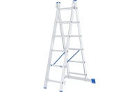 Лестница двухсекционная алюм. 2х6 168/252см СИБРТЕХ Арт. 97906
