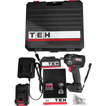 Гайковерт акк. уд. TEH S-LW600N 20V*4.0Ah Li-Ion 1/2" 600Нм 2 АКК и ЗУ кейс Арт. S-LW600N