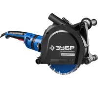 Штроборез Зубр ЗШ-П65-2600 ПВСТК 2.6кВт глуб.65мм плавный пуск Арт. ЗШ-П65-2600 ПВСТК