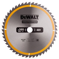 Диск пильный 305х30х48T DeWALT CONSTRUCT Арт. DT1959-QZ