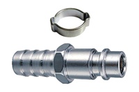 Переходник, рапид (штуцер)-елочка6мм+кольцо6х11мм,блистер ELITECH Арт. 0704.019200