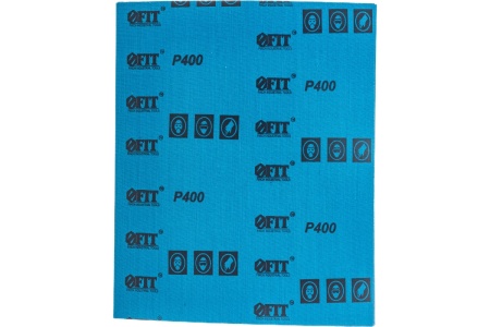 Шлифлист,230х280мм,P400,10шт,водостойкая бум. основа FIT Арт. 38201