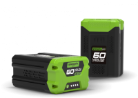 Аккумулятор Greenworks G60B2, 60v, li-ion, 2 А·ч