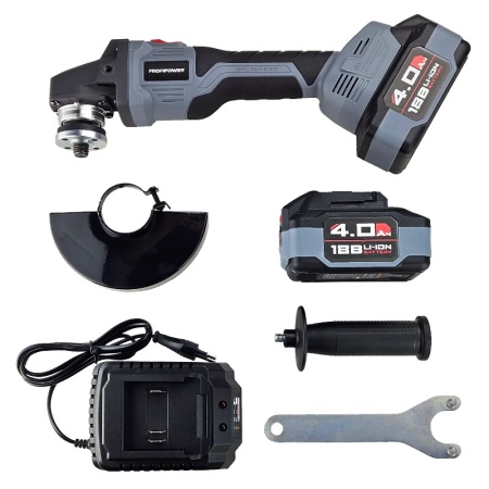УШМ акк PROFIPOWER MKDGA-18V Li-Ion 125мм АКБ и ЗУ Арт. E0080