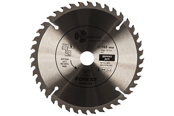 Диск пильный 165*20*40Т Trio-Diamond по дереву Арт. FLL805