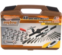 Набор метчиков и плашек 40 предметов OMT40S OMBRA Арт. 55007